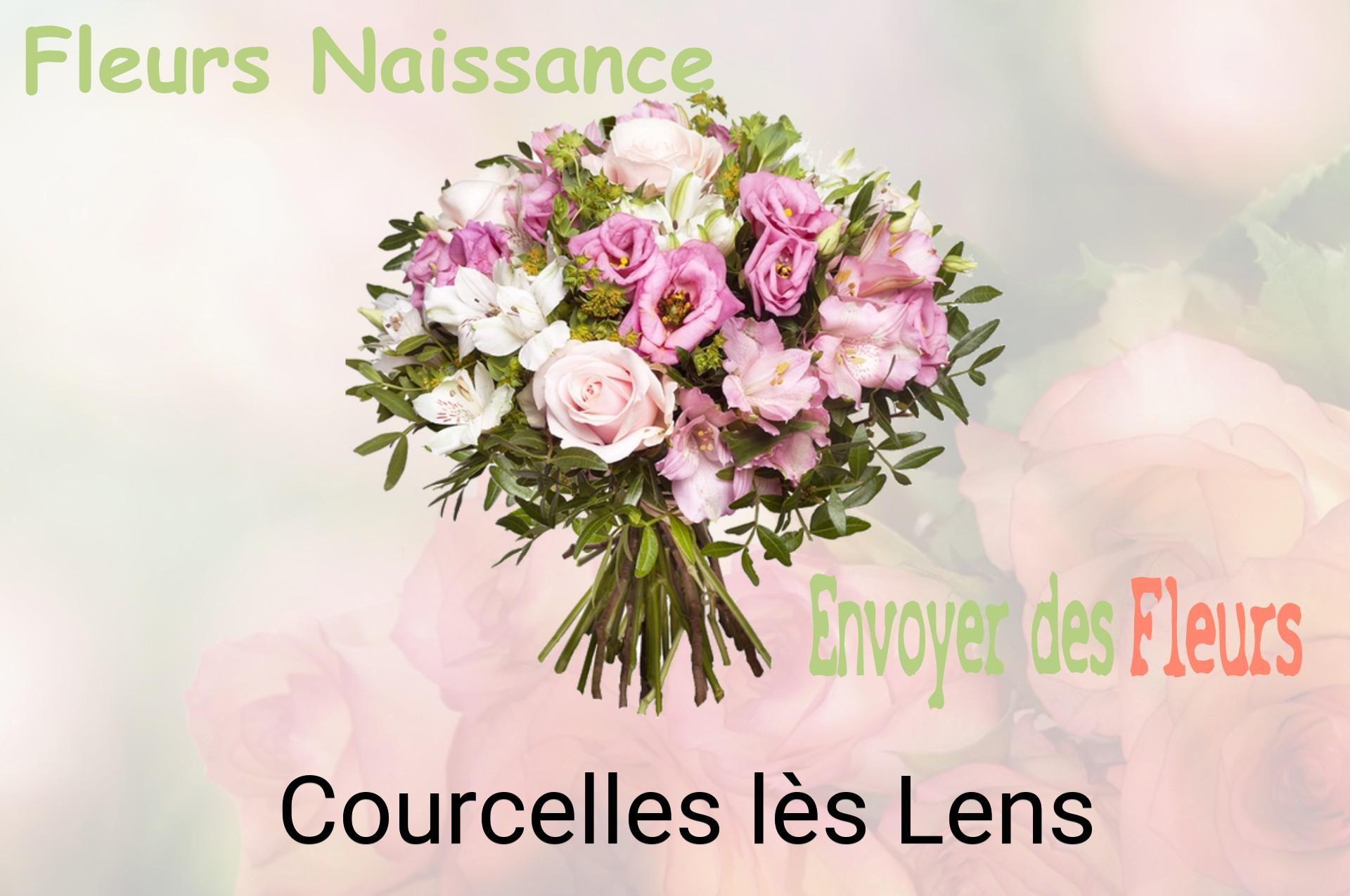 Bouquet de fleurs de naissance livré à Courcelles-lès-Lens